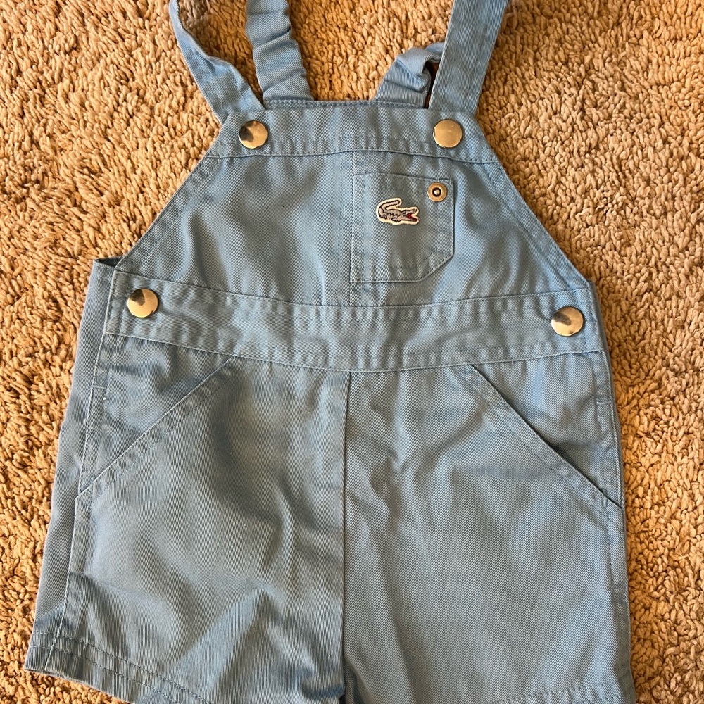Lacoste Light Blue Kids Overalls
